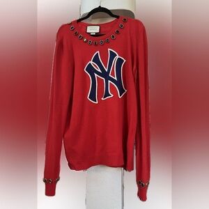 Gucci NY Yankees Rad wool sweater Women size S